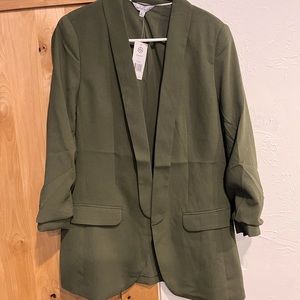 Olive Green Suit Jacket.